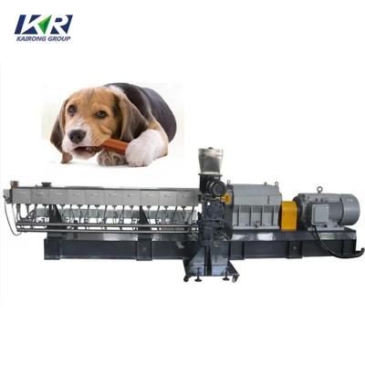 Pet Food Extrusion Machine/Dog Food Extrusion Extruder/Twin Screw Pet Dog Food Making ...