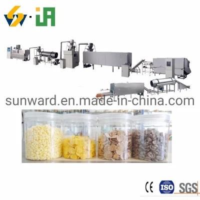 Crispy Ready-to-Eat Breakfast Cereals Corn Flakes Extrusion Machine