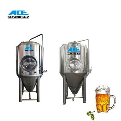 Best Price 20bbl SUS304 Pressured Glycol Jacket Cooling Stirring 2500L Fermentation Bright ...