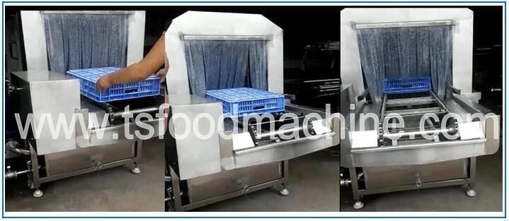 Automatic Turnover Basket Washer and Tray Washing Machine