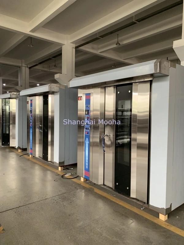 Factory Low Price Commecial Bakery Bread Rotary Rack Oven Convection Baking Oven Equipment (complete bakery machine full production line supplies)