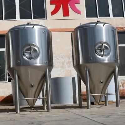 1500L Stacked Stainless Steel Double Wall Glycol Jacketed Brewery Fermentation Tank