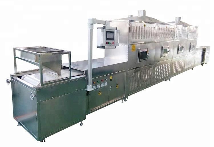 Automatic Tunnel Type Drying Equipment Xhw-30kw Microwave Drying Sterilizer Machine