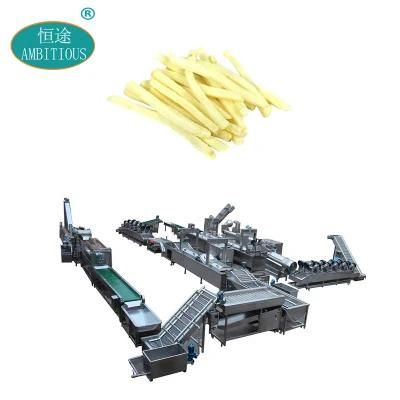 Chips Machine Continue Full Automatic Frozen Potato Chips Production Line