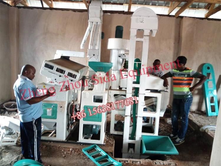 1ton Small Rice Milling Machine Mini Rice Mill Price