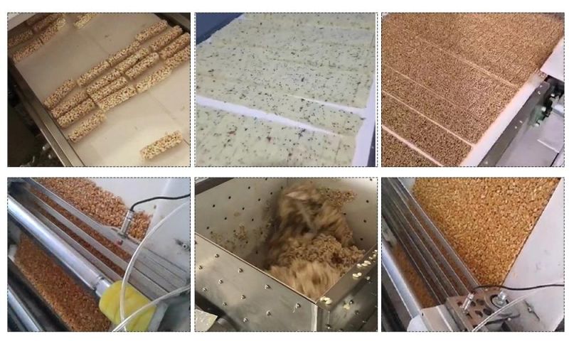 Automatic Wheat Puffing Snack Bar Production Line Breakfast Cereal Bar Snack Process Machine