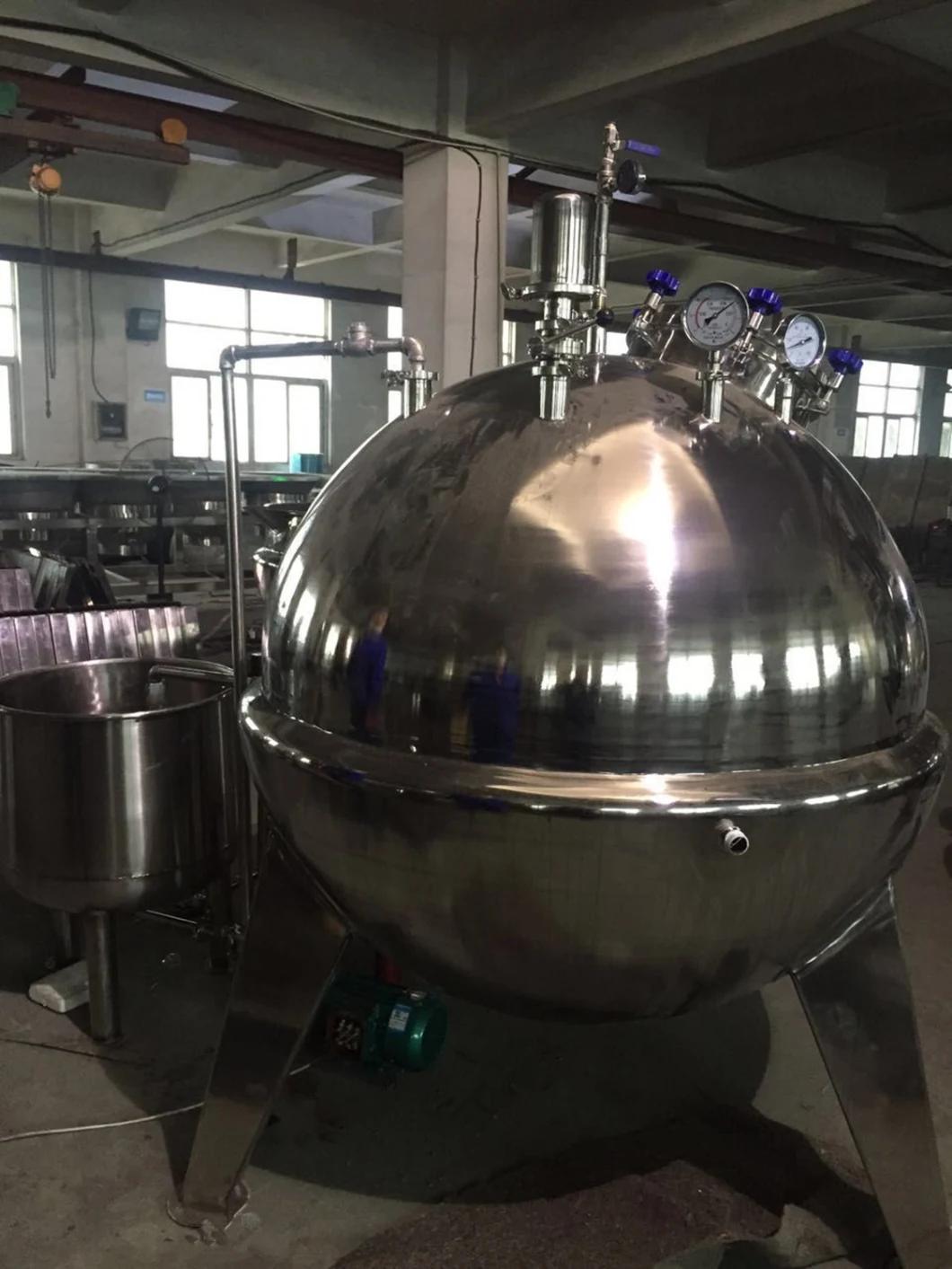 Double Wall Kettle Indurstry Kettle 600L Cooking Kettle