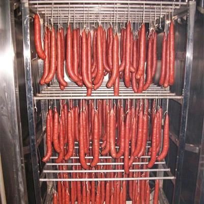 250kg Sausage Bacon Chicken Drying Smokehouse Machine Meat Smoker Commercial Meat Processing Machinery