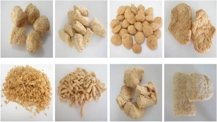 Soya Badi Chunks Nuggets Sheet Fiber Soybean Protein Extruder Machine