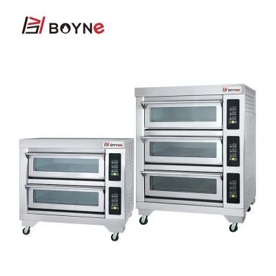 Commercial Microcomputer Three Deck Six Trays Electric Baking Oven