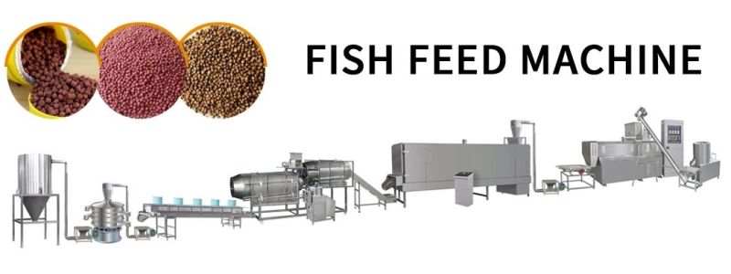Tilapia Catfish Feed Extruder Feed Pellet Making Machine