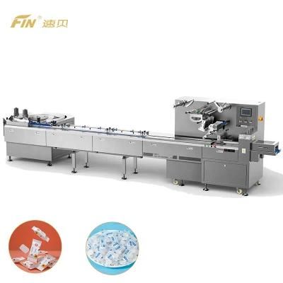 High Speed Heating Sealing Multi-Functional Pillow Wrapping Packaging Packing Machine