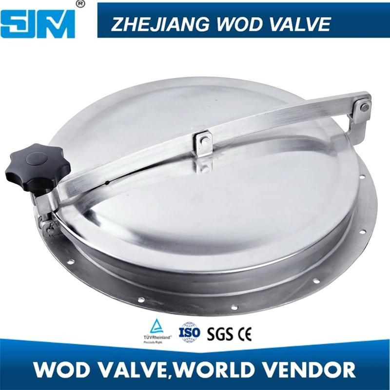 with Sight Glass Stainless Steel Sanitary Manhole Cover