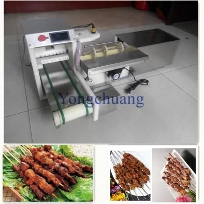 High Efficiently Meat Skewer Machine with SGS Certification