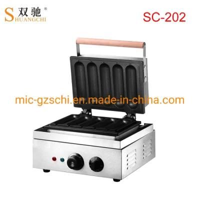 Crispy Machine Lolly Waffle Bakery Corn Baker Muffin Machine Hot Dog Waffle Machine