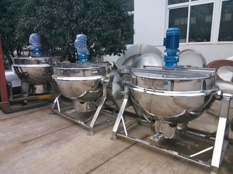 Industry Cooking Kettle Steam Jacket Kettle 50L to 1000L