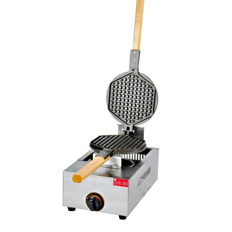 Gas Hong Kong Egg Waffle Maker Bubble Waffle Machine /Waffle Cone Making Machine Food Machine Catering Equipment Snack Maker Cake Maker