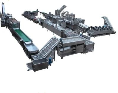 Snack Machine Fully Automatic French Fries Processing Plant Equipment