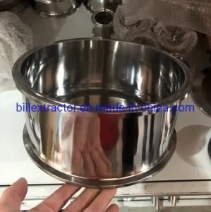 8X4inch Stainless Steel Tri Clamp Shatter Platter Use for Bho Closed Loop Extractor