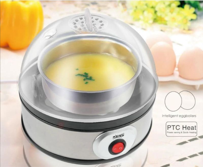 Electric Mini Egg Cooker Steamer Egg Boiler for 7 Eggs