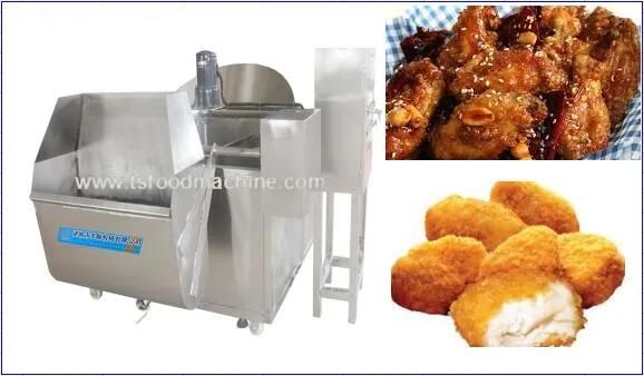 Automatic Chicken Frying Machine Continous Frying System Chicken Fryer