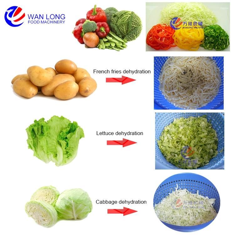 PLC Control Frequency and Time Settings Vegetable Spinner Machine Dewater Dryer
