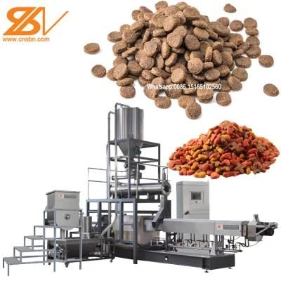 Automatic Animal Dog Cat Fish Food Making Machine Manufacturer Price