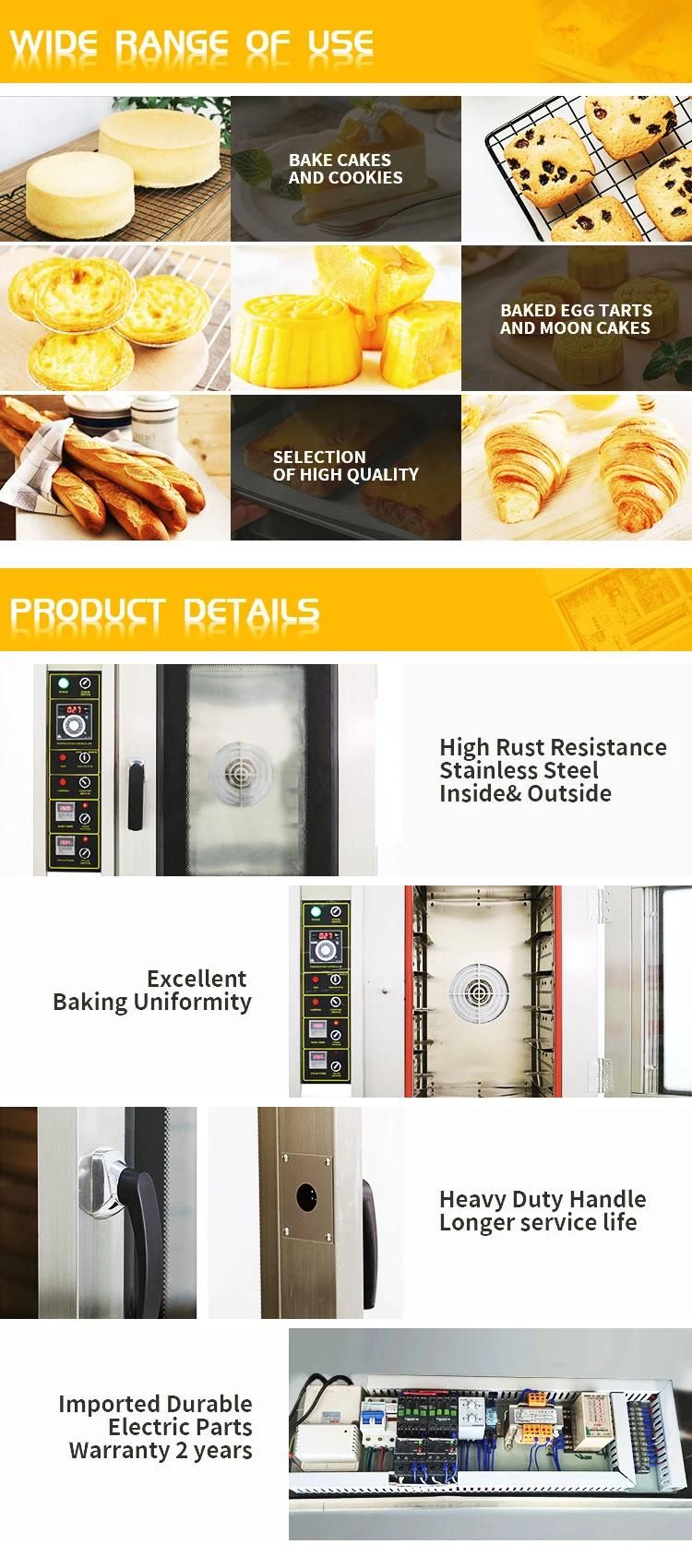 Hot Air Circulation Convection 8-Trays Electric Convection Oven for Bakery