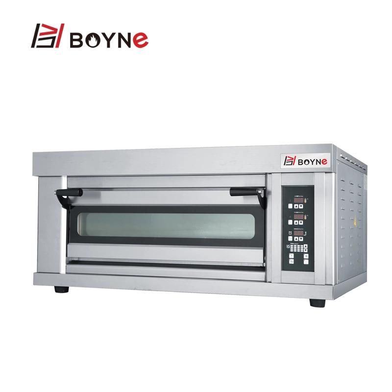 Rapid Heating Double Deck Four Trays Baking Oven