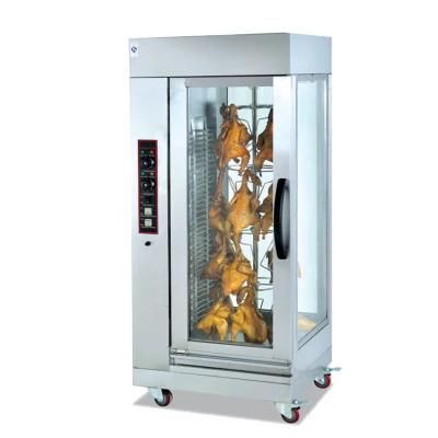 Stainless Steel Vertical Gas Chicken Rotisseries Gas Chicken Grill Machine Rotisserie Oven