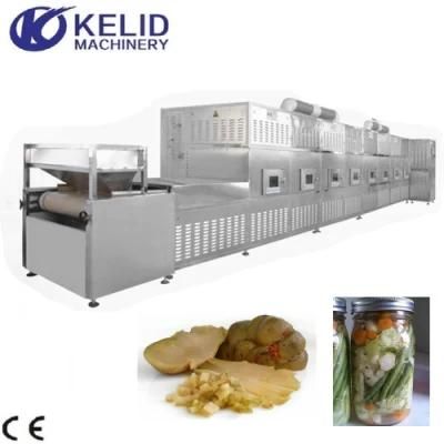 PLC Control Automatic Micorwave Pickles Sterilizing Machine