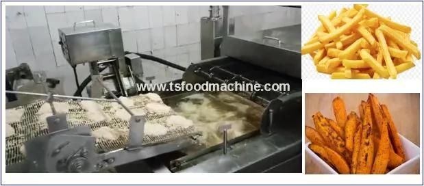 Gas Heating Commerical and Snacke Food Automatic French Fry Machine