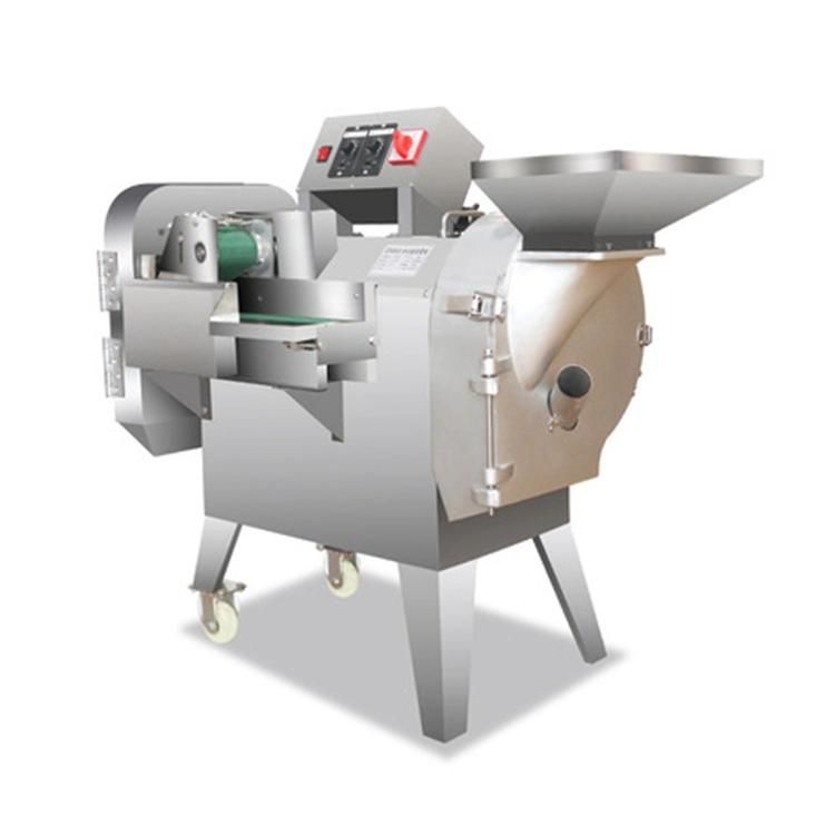 Stainless Steel Commercial Vegetable Cutting Machine Shreds Slices Cube Diced Canteen Multifunctional Vegetable Cutter