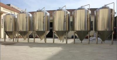 Stainless Steel 304 Dimple Jacketed Beer Fermenter/Conical Fermentor/Fermentation Tanks