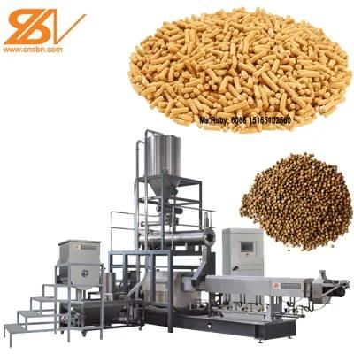 Factory Price Floating Fish Feed Pellet Making Extruder Machine