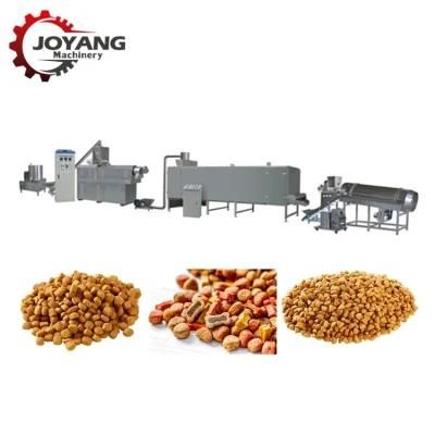 Automatic Food Making Machine Twin Screw Extruder Pet Food Processing Line