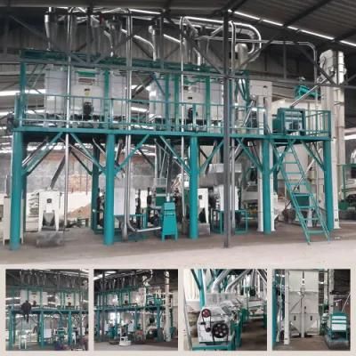 30 T/D Maize Corn Flour Milling Machine Plant for Africa Market