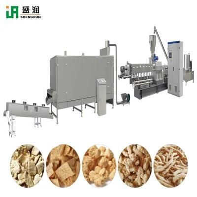 Soya Chunks Manufacturing Machine Maker Texture Soya Protein Processing Line