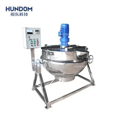 Industrial Double Jacketed Cooking Kettle with Mixer for Jam