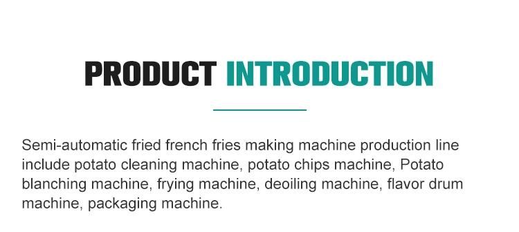 Factory Direct Supply Semi-Automatic French Fries Making Machine