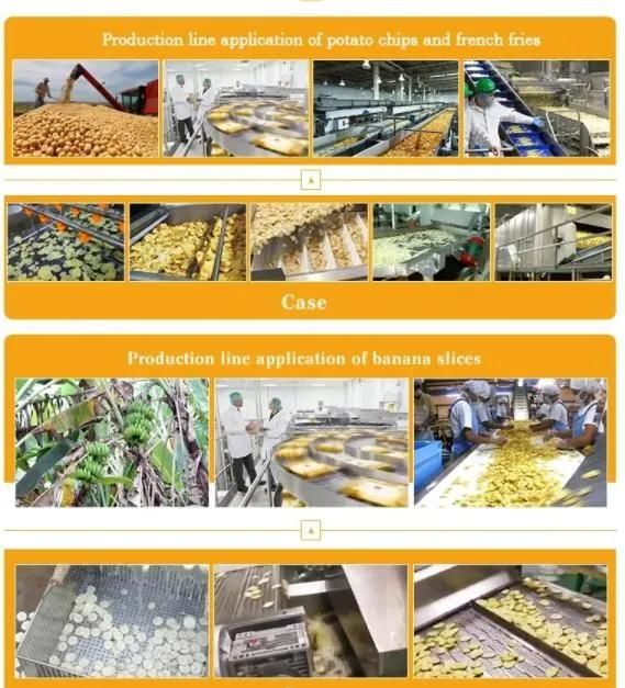 Potato French Fries Making Machine Weave Potato Chips Production Line