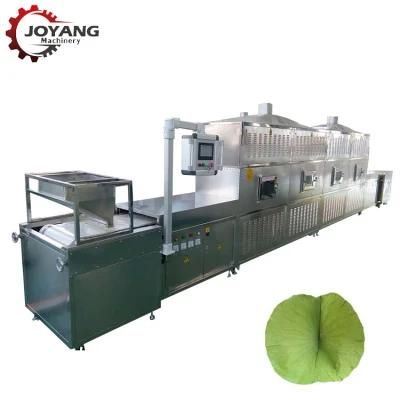 Jy Machinery Lotus Leaf Dryer Microwave Drying Fixing Machine