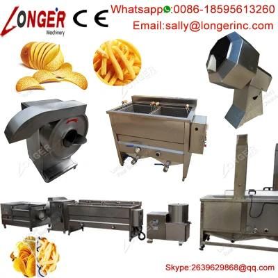 industrial Frozen French Fries Machinery French Fries Making Machine