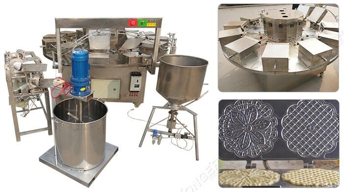 Ice Cream Baking Used Rolled Sugar Cone Machine for Home