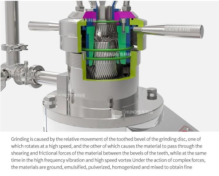 Industrial SS304/316L Meat Fish with Bone Grinding Colloid Mill
