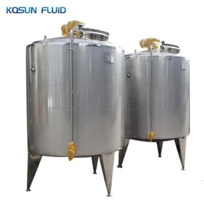 500gallon Stainless Steel Double Jacketed Coconut Water Cooler Cooling Tank