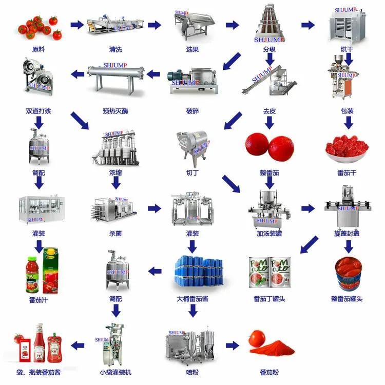 5t/Hr Tomato Paste Processing Production Line