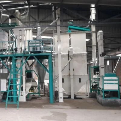 30t Small Scale Maize Flour Roller Mill Complete Plant