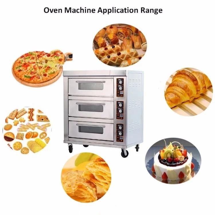 Commercial Industrial Electric Bakery Baking Equipment Single Deck Pizza Oven