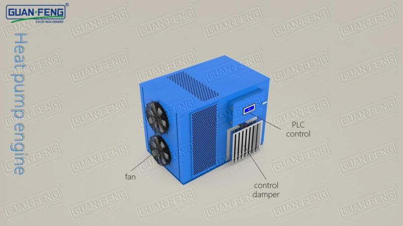 700kg/Batch Heat Pump Drying Equipment for Food Dryers